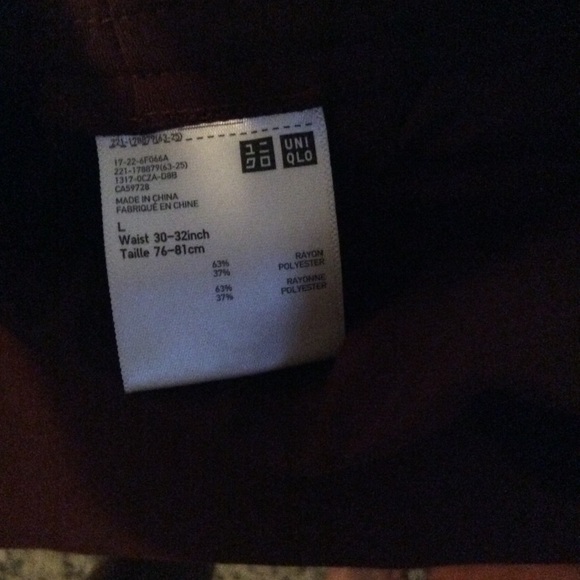 Burgundy Pants - Picture 3 of 4